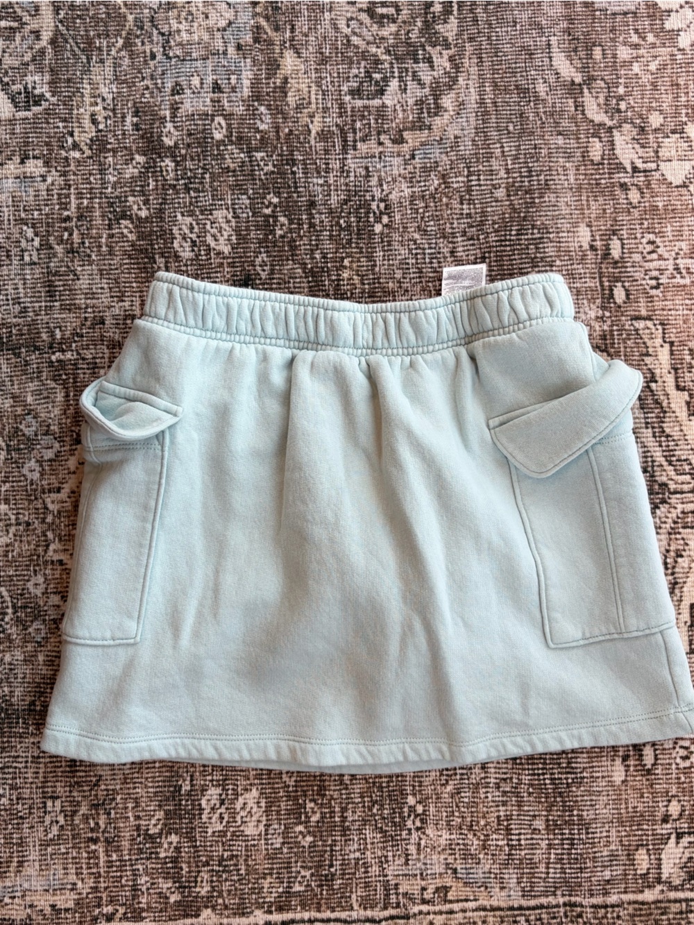 Old Navy Light Blue Elastic-Waist Cargo Pocket Skort